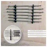 Sport-Tec barbell holder for wall mounting for 6 barbells