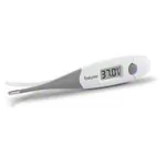 Image shows BEURER FT 16 express clinical thermometer with flexible tip