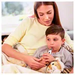 Image shows BEURER FT 16 express clinical thermometer with flexible tip