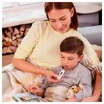 Image shows BEURER FT 16 express clinical thermometer with flexible tip