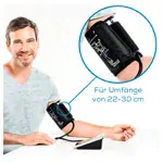 BEURER measuring device set, 2-piece, upper arm blood pressure monitor BM 58 + finger pulse oximeter PO 45