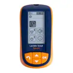 Image shows Lactate SCOUT Sport Solo, hand-held measuring device with integrated Bluetooth