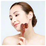 Wellness massage roller made of wood