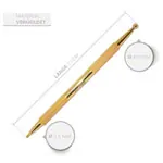 Acupressure pen set, 3 pcs, 13 cm,  2.5 / 4.5 mm +  3 / 6 mm, 15 cm,  4 / 7 mm