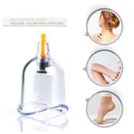 Cupping glass-set with vacuum pump, 27-piece