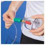 Cupping glass-set with vacuum pump, 27-piece
