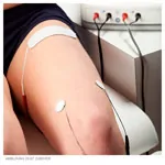 Image shows Enraf-Nonius electrotherapy device Endomed 482