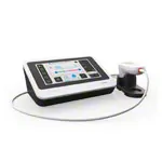 Image shows Gymna ultrasound therapy device ultrasound Compact, incl. ultrasound head and transport bag