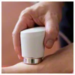 Image shows Gymna ultrasound therapy device ultrasound Compact, incl. ultrasound head and transport bag