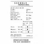 Thermal printer paper for fitness scales, 10 rolls