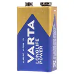 VARTA Longlife POWER E-Block 9V, 1 piece