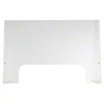 Hygiene protective wall made of acrylic glass 58x86x30 cm, with pass-through 40x11 cm