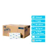 Tork folded paper towel H3, 25x23 cm, 15x250 piece, white