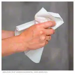Image shows Sport-Tec folded paper towel, LxB 21x24 cm, 20x160 pieces, white