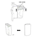 Tork waste bin Elevation, 50 l