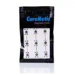 Image shows CureNetic magnetic patch, Type cross, L x B 2.7 x 2.1cm, 45 pieces
