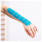 CureTape Punch, 5 m x 5 cm, water resistant, blue/ n