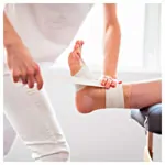 Image shows Leukotape Classic, 10 m x 2 cm, white