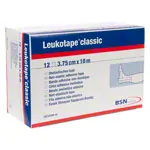 Leukotape classic, 10 m x 3.75 cm, white, 12 pieces