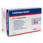 Leukotape Classic, 10 m x 3.75 cm, red, 12 pieces