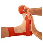 Leukotape Classic, 10 m x 3.75 cm, red, 12 pieces