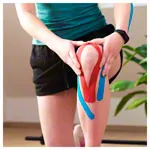 Image shows Leukotape K, 5 m x 2.5 cm, red