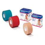 Image shows Leukotape K, 5 m x 2.5 cm, red