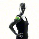 Thera-Band Kinesiology Tape XactStretch, 5 m x 5 cm, green/yellow