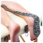 MyCureTape Safari Stripes 3 rolls  2,5 m x 5 cm, Art Zebra, black, blue