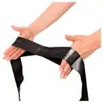 Image shows Thera-Band CLX ribbon, 2 m, special strong, black