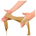 Image shows Thera-Band CLX ribbon, 2 m, maximum, gold
