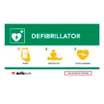 Defibtech Lifeline Protection Cabinet Set, 3 pcs., for AED + AED View