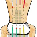 Compex electrodes wire, 5x5 cm, 4 pieces