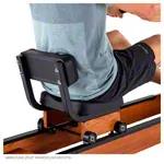 Image shows Fluid Rower Seat Back Kit