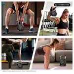 Image shows Sport-Tec adjustable Kettlebell, 1,5-10 kg