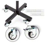 Bumper Plate storage trolley, mobile, LxWxH 60,5x60,5x97 cm