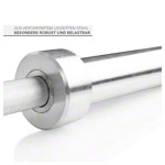 Olympia barbell bar, 15 kg, chrome,  5 cm x 201 cm