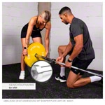 Olympia barbell bar, 20 kg, chrome,  5 cm x 220 cm