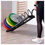 Weight Plate Rack Bumper Plate Rack, mobile, LxWxH 140x28x26,8 cm