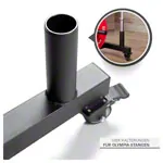 Sport-Tec Bumper Plate Rack for Olympia discs + bars LxWxH 73,5x62,5x118,5 cm