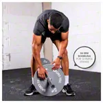 Weight plate Olympia Bumper Plate, 50 mm, 5 kg, gray