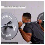 Weight plate Olympia Bumper Plate, 50 mm, 10 kg, green
