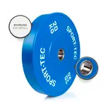 Weight plate Olympia Bumper Plate, 50 mm, 20 kg, blue