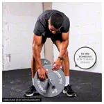 Weight plate Olympia Bumper Plate, 50 mm, 20 kg, blue