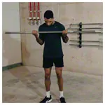 Barbell bar standard,  3 cm x 165 cm
