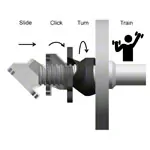 Image shows 2M Solutions dumbbell locks Easy Click,  3 cm, pair, black