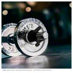 Image shows 2M Solutions dumbbell locks Easy Click,  3 cm, pair, black
