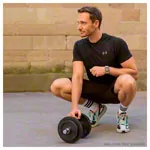 Dumbbell bar standard,  3 cm x 36 cm