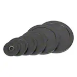 Weight plate with rubber coating,  3 cm, 1.25 kg, one piece