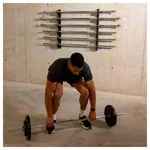 Weight plate with rubber coating,  3 cm, 15 kg, one piece